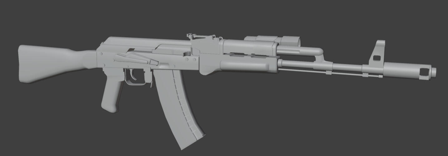 AK74 (untextured) AK74 (untextured)
